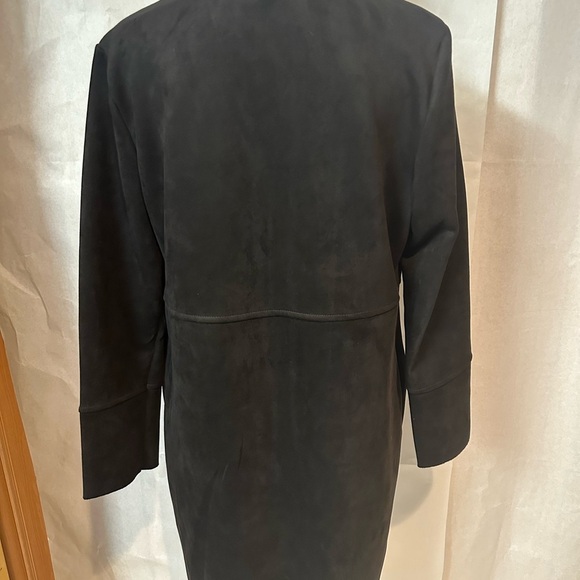 Premise Black Trench Coat for Women - Picture 5 of 10